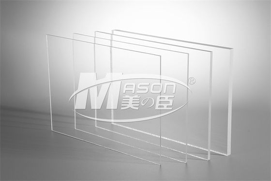 MMA Tấm thủy tinh lớn Cắt tùy chỉnh Tấm acrylic mỏng trong suốt