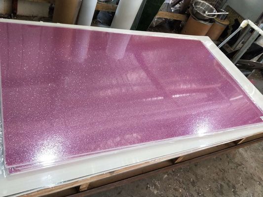 Tấm acrylic PMMA 3-20mm màu long lanh để cắt bằng laser