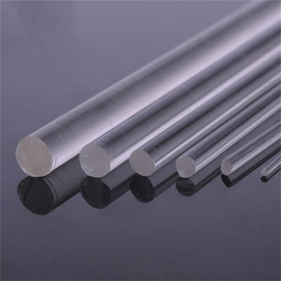 Rõ ràng OD 18mm Chiều dài 2m Ống acrylic Thanh acrylic Rèm PMMA Thanh cắt theo kích thước