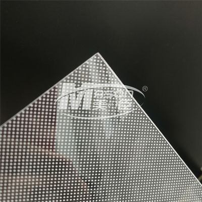 Bảng ánh sáng acrylic LED 1mm cho bảng đèn hướng dẫn ánh sáng đồng nhất LED