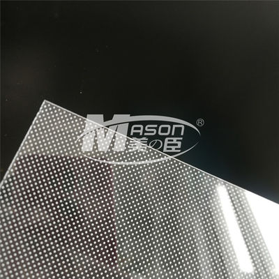 Bảng hướng dẫn ánh sáng acrylic 3mm 1220X2440mm LGP PMMA Sử dụng cho bảng hiệu chiếu sáng