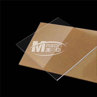 3/8 '' Độ dày 4x8 'Pha lê trong suốt Tấm acrylic 100% MMA nguyên chất