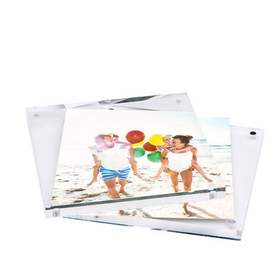 Khung ảnh từ tính Acrylic rõ ràng Perspex 4x6 ''