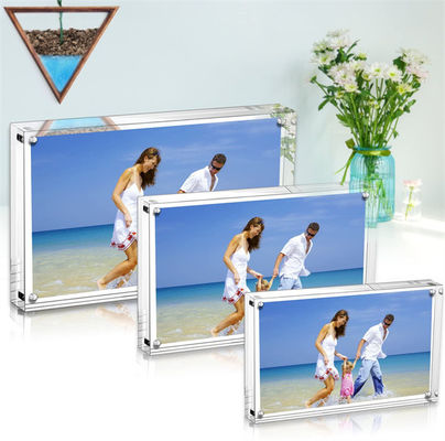 Khung ảnh từ tính Acrylic rõ ràng Perspex 4x6 ''