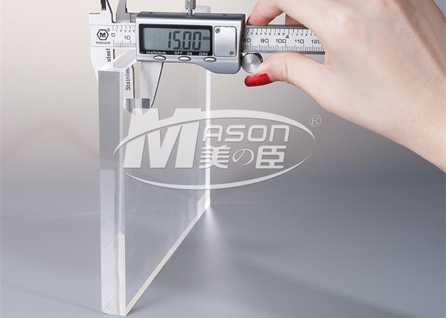 Tấm nhựa thủy tinh mờ acrylic trong suốt 200mm
