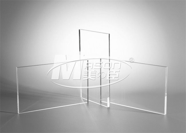 MMA Tấm thủy tinh lớn Cắt tùy chỉnh Tấm acrylic mỏng trong suốt