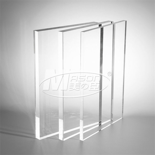 Bảng điều khiển tấm acrylic trong suốt PMMA Tấm acrylic 3 mm 1x2m