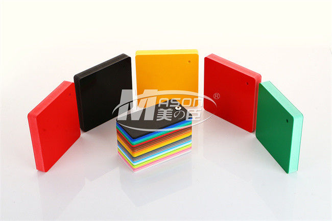 Mật độ cao có màu 0,6g / Cm3 4x8ft 8mm 10mm 12mm 12mm 15mm Tấm ván xốp PVC