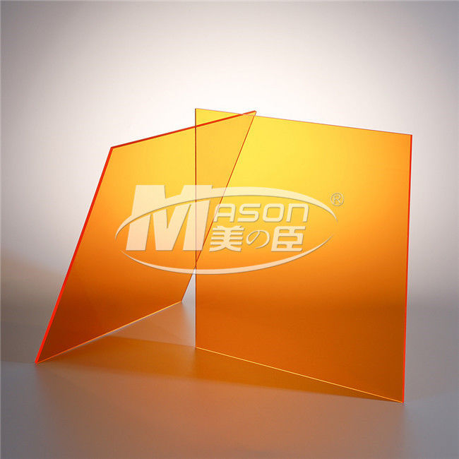 Tấm nhựa 3mm Acrylic màu cam Perspex Cắt tấm nhựa Perspex Tấm nhựa Plexiglass