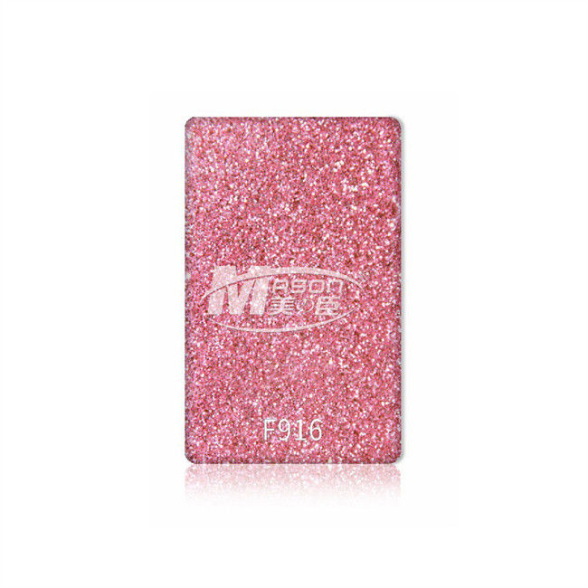 Tấm nhựa lấp lánh Perspex màu hồng vàng đầy màu sắc 25mm