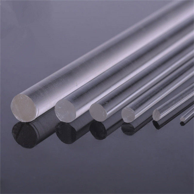 Rõ ràng OD 18mm Chiều dài 2m Ống acrylic Thanh acrylic Rèm PMMA Thanh cắt theo kích thước