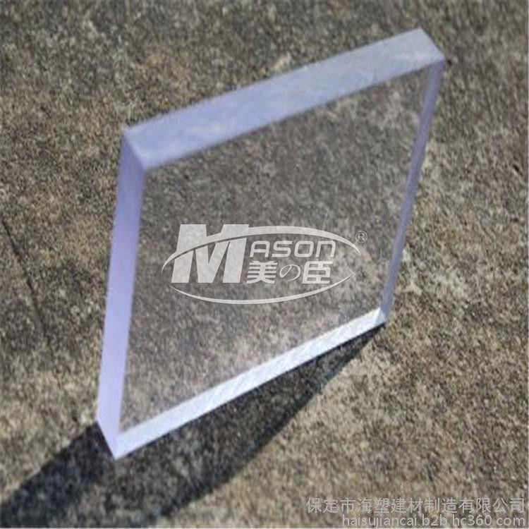 Tấm polycarbonate rắn trong suốt 6mm 48X96 Bảng độ bền nhà kính PC