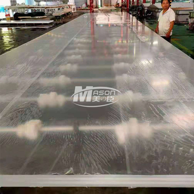 8850x3150mm 70mm Tấm acrylic cho bể cá để trang trí bể bơi