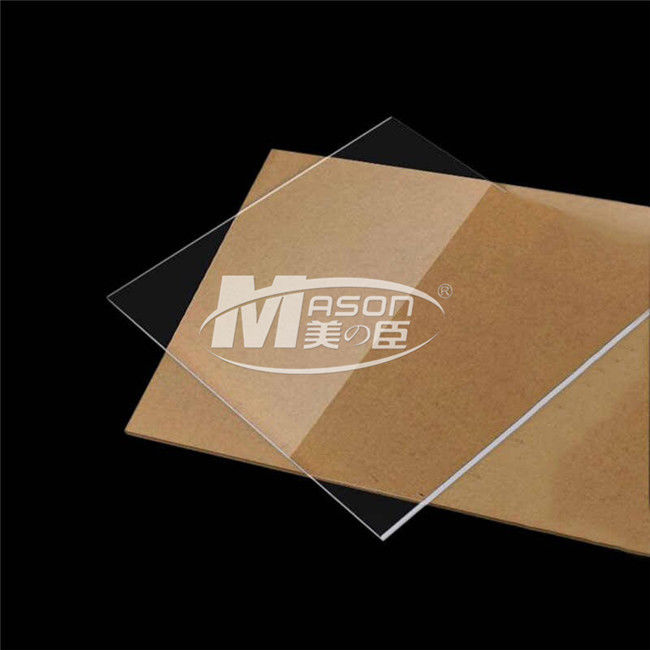 3/8 '' Độ dày 4x8 'Pha lê trong suốt Tấm acrylic 100% MMA nguyên chất