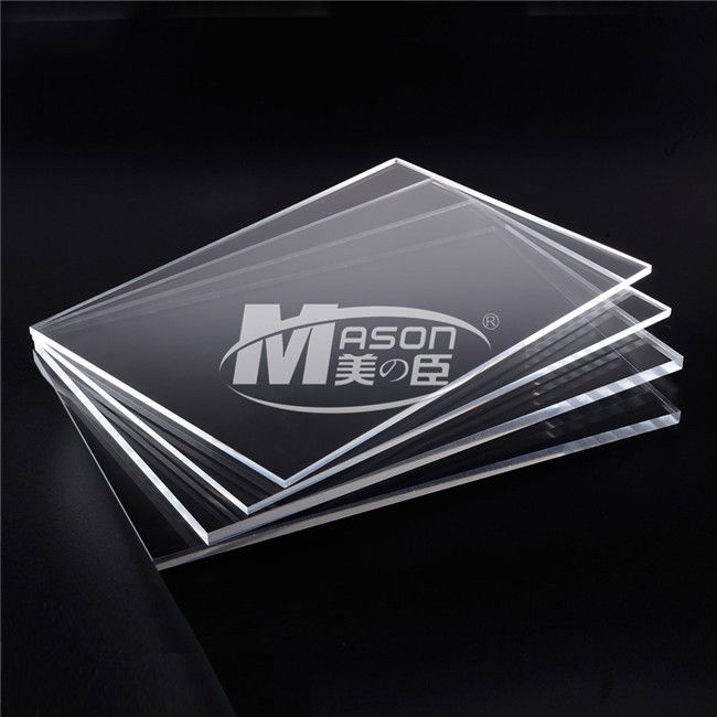 Mason 1/8 &#39;&#39; Dày 1220x2440mm Giấy thủ công Mặt nạ Tấm nhựa Acrylic trong suốt