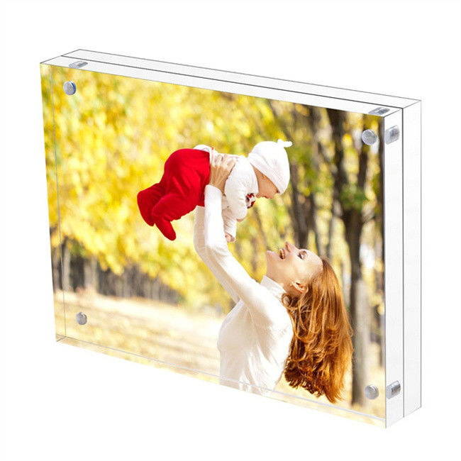 Khung áp phích từ tính rõ ràng Acrylic Khung ảnh Perspex Khối acrylic