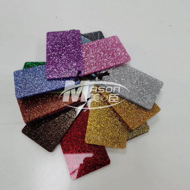 3-5mm 1040x1850mm Màu tấm kính Plexi trong suốt Tấm acrylic long lanh đầy màu sắc