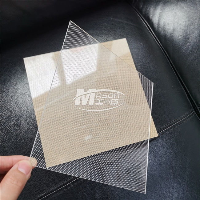 3mm 4mm 6mm Laser chấm điểm tấm dẫn hướng ánh sáng acrylic LED LGP cho ánh sáng bảng điều khiển LED