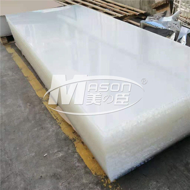 Tấm acrylic đúc cứng Perspex 6mm 5H chống xước Rõ ràng với màng PE