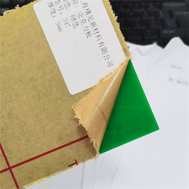 Tấm acrylic màu xanh lá cây đúc Plexiglass màu 1220x2440mm Độ dày 2,8mm